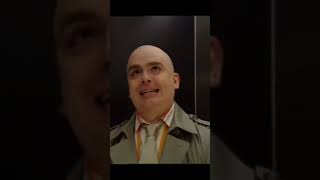 Scottish accent voice recognition elevator, part3 #hilarious #funny #shorts #scottishaccent #comedy