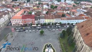 Filmare aeriana drona - Cluj, Piata Unirii