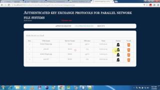 Authenticated key exchange protocols for parallel network file systems