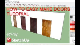 How to make doors in sketchup