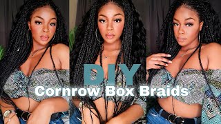 HOW TO : Summer Cornrow braids - Beginner Friendly