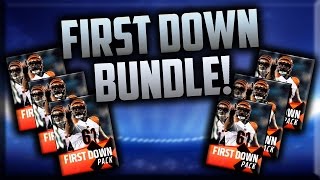 CRAZY 13x FIRSTDOWN BUNDLE + LEGEND TOPPER! - Madden Mobile 17