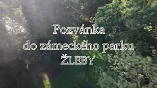 park u zámku Žleby