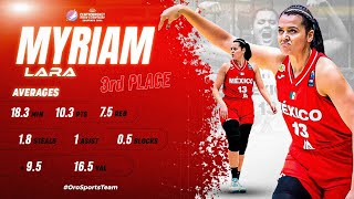 Myriam Lara - FIBA Centrobasket 2024 (Irapuato, México) #3rdplace