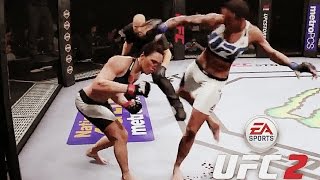 Cat Zingano -Vs- Germaine de Randamie ☆EA SPORTS™ UFC® 2☆