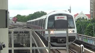 [SMRT] [T149 Fresh] Kawasaki Nippon Sharyo C751B [325/326] Arrival at Tanah Merah