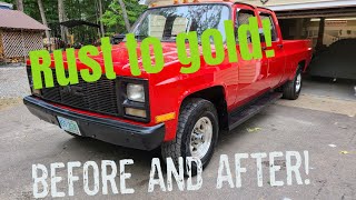 Old Long Red's journey. Squarebody Gmc 3500