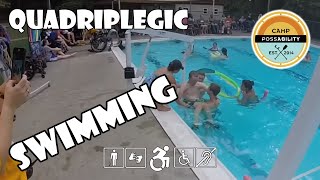 Swimming - Camp PossAbility | Quadriplegic (C5,C6,C7)