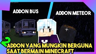 2 ADDON YANG MUNGKIN BERGUNA SAAT KALIAN BERMAIN MINECRAF|| SUPORT MCPE 1.14/1.16