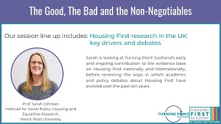 TPS HF 10th Anniversary Conference session-Housing First Research in the UK  Key Drivers and Debates