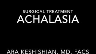 Surgical Treatment of Achalasia