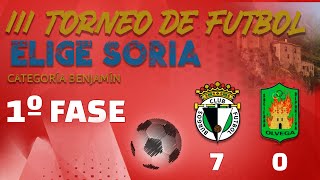 III Torneo EligeSoria Benjamín 1º FASE. Burgos C.F. | 7 - 0 | S.D. Ólvega