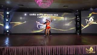 Cong Dung & Uyen Hoa (Vietnam) @ Salsa Show - Vietnam International Latin Festival 2024 (Day 3)