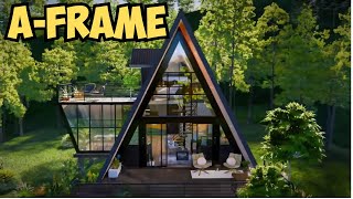 Interior and Exterior Design for a 1,200 sq.ft A-FRAME House