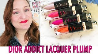 DIOR ADDICT LACQUER PLUMP SWATCHES | Bestdayblogger