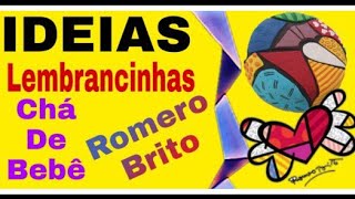 CHÁ DE BEBÊ - Como foi a decoração do meu chá de bebê - tema Romero Brito.