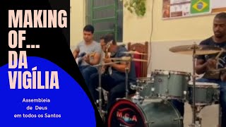 MAKING OF da vigília na Assembleia de Deus em Todos Santos #guitarcam #guitarra