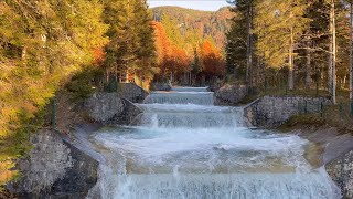 Bildschirmschoner: Walchensee - Rißbachstollen bei Niedernach  (in 4K)