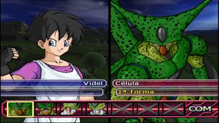 Dragon Ball Z Budokai Tenkaichi 3 Videl VS Cell