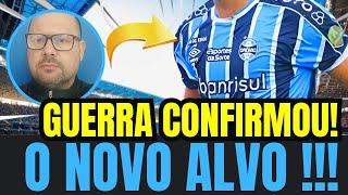 🔵⚫️⚪️ URGENTE ! NOVO ALVO CONFIRMADO! TRISTE NOTÍCIA SOBRE  JOGADOR TITULAR ! ! NOTÍCIAS DO GRÊMIO