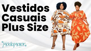 Vestidos Casuais Plus Size