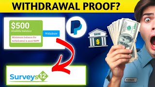 ✅Surveys 12 Withdrawal Proof || surveys 12 real or fake