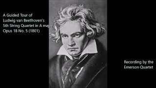 A Guided Tour of Beethoven's 5th String Quartet in A major, Opus 18 No. 5 (1801)