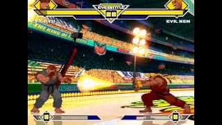 MUGEN: Evil Ryu vs Evil Ken