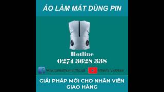 ÁO KHOÁC KHÔNG TAY LÀM MÁT DÙNG PIN DFV214A01/ DFV214A02 #makitavietnam