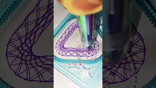 How many rotations did the pen make in total? ?? #Spirograph #satisfying #shorts