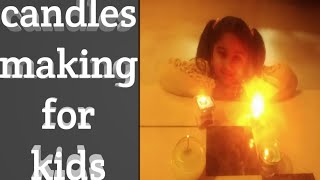 DIY candle making tutorial for kids / easy DIY for kids