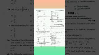 12th Maths public Exam Question paper| July 2022| State board #maths #shortvideo #trendingshorts