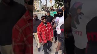 Davido: Fans Showing Huge Love To Davido as he steps out with His Crew #shorts #shortsfeed #davido