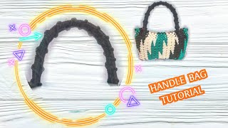 DIY HANDLE BAG TUTORIAL, MACRAME TUTORIAL, Tutorial Handle Tas TALI KUR