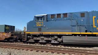 Sunny day in Woodford Va with the Happy Engineer on CSX I031 4/2/22