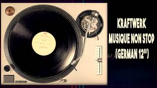 Kraftwerk - Musique Non Stop (German 12'')