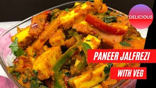 Paneer Jalfrezi / Veg Jalfrezi recipe / Paneer Jalfrezi sabzi / Paneer recipes Ugadi special [2021]