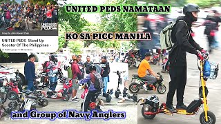 GROUP of UNITED PEDS STAND UP SCOOTER of the PHILIPPINES NAMATAAN ko sa PICC/ and NAVY Anglers group