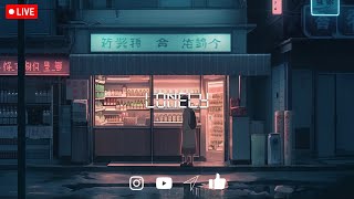 Loney Lofi - Lofi Chill - ️🎧 Rainy Midnight Stroll in Kyoto