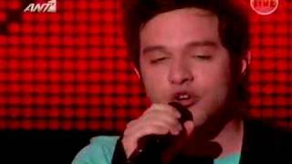 X factor 2009 - 2010 greece STAVROS Live Show 15 FIANL  (SONG 2) SWEET DISPOSITION