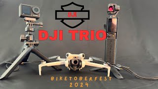 DJI Pocket 3, Action 4, & Mini 4 Pro at Biketoberfest 2024