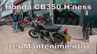 Honda CB350 H'ness | Primer mantenimiento | Bogota Colombia | P. O. V. Sound | 4K