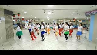 Funky Tonight Line Dance - Demo By D'Sisters &  Friends LDG @kimduckhwa8011 #linedance