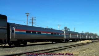 Amtrak 822, 406 (40th anniversary train) at Fort Worth, Tx. 01/01/2012 ©