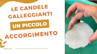 Le candele galleggianti: un’accortezza! #candele #perte #candlecraft #neiperte #candlemaking #diy