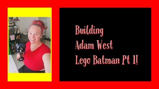 Building Adam West Lego Batman Bust Pt 1! #batman #lego #adam