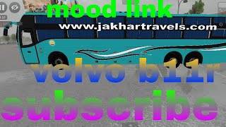 Volvo bus sleeper b11r jakhar travels bussid #mood bus #indonesia  #gaming #dawnload#new 2024 video