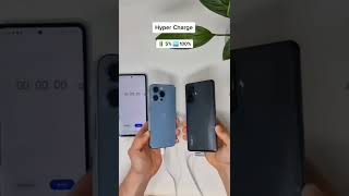 iPhone 13 pro max Vs poco || hyper charge #shorts #viral