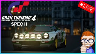 Gran Turismo 4: Spec II Mod [LIVE Playthrough] 🔴 EP3 - More GT Because It's AWESOME💥Lancia Stratos