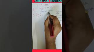 Shortcut method of Adjoint of the Matrix| Class12 #matricesanddeterminants#shorts #mathsshorttricks